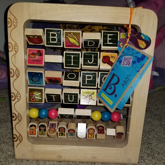 Other B Wood Alphabet Abacus Poshmark
